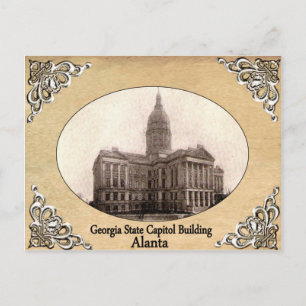 Georgia State Capitol Building Old Briefkaart