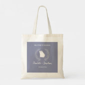 Georgia State Destination Wedding Welcome Tote Bag (Achterkant)