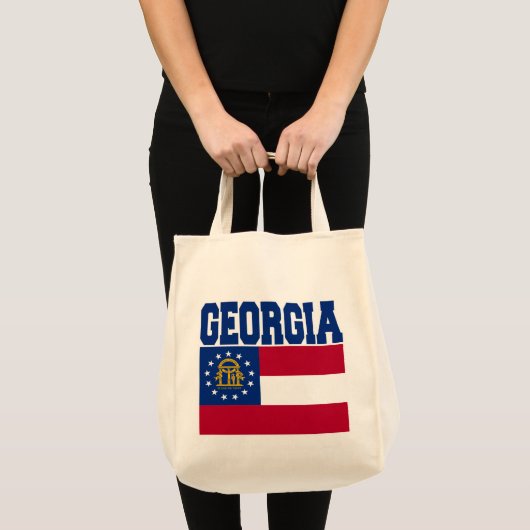 Georgia State Flag Canvas tas (Voorkant (product))
