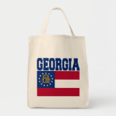 Georgia State Flag Canvas tas (Voorkant)