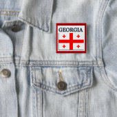 Georgia State Flag Design Button (In situ)