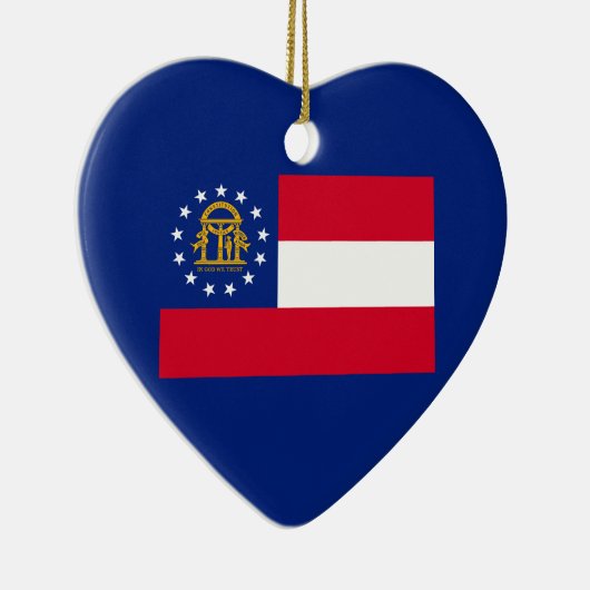 Georgia State Flag Ontwerp Decoratie (Rechts)