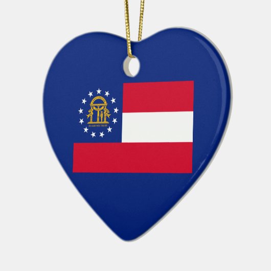 Georgia State Flag Ontwerp Decoratie (Links)