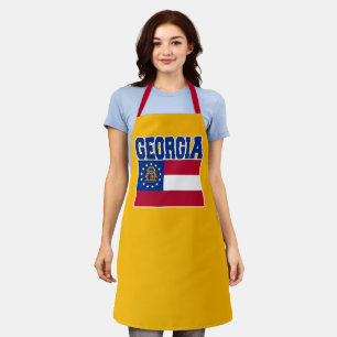Georgia State Flag Schort