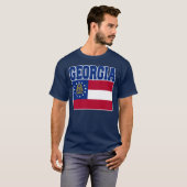 Georgia State Flag T-Shirt (Voorkant volledig)