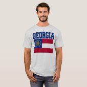 Georgia State Flag T-Shirt (Voorkant volledig)