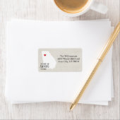 Georgia State Liefdeskaart Home Sweet Home Aangepa Etiket (Insitu)