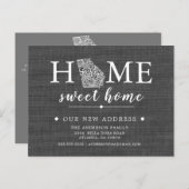 GEORGIA State Moving Aankondiging Post Kaart (Voorkant / Achterkant)