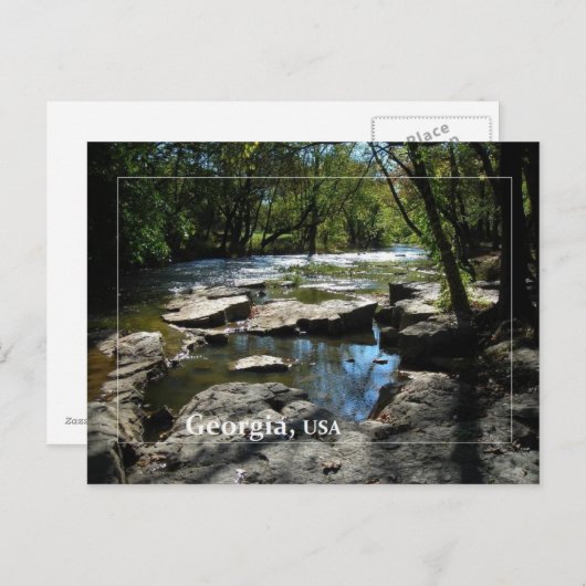 Georgia State Postcard Briefkaart (Voorkant / Achterkant)