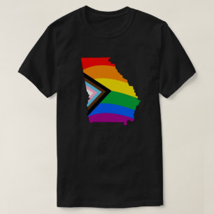 Georgia State Pride LGBTQ Progress Pride T-shirt