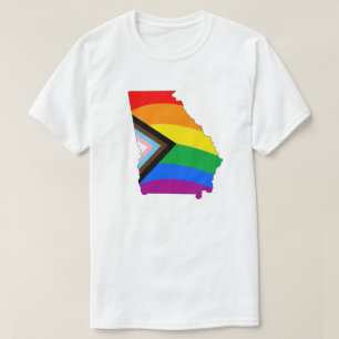 Georgia State Pride LGBTQ Progress Pride T-shirt