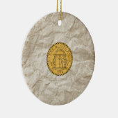 Georgia State Seal Keramisch Ornament (Rechts)