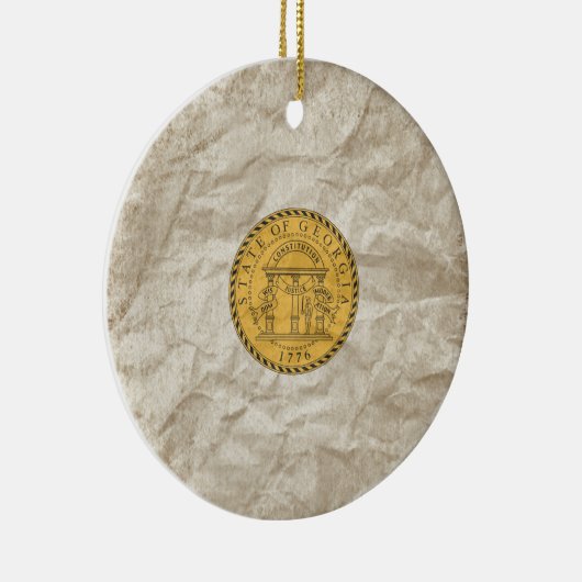 Georgia State Seal Keramisch Ornament (Rechts)