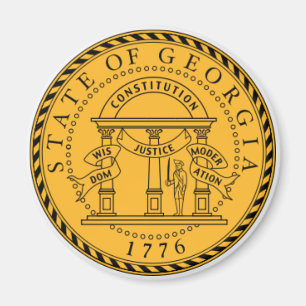 Georgia State Seal Magneet