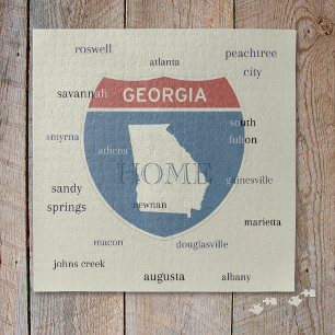 Georgia State Steden Puzzel – Op Maat Gemaakte Hui