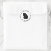Georgia State Sticker Envelope Seal (Tas)