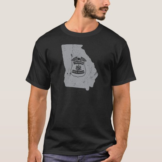 Georgia State Trooper Shirt Georgia Highway (Voorkant)