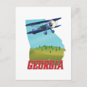 Georgia State USA Travel poster Briefkaart (Voorkant)