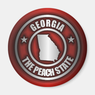 "Georgia Steel" Magnets (rood) Magneet
