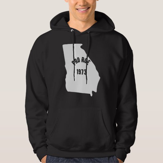 Georgia steunt Roe 1973 Hoodie (Voorkant)