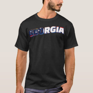 Georgia  stijl retro souvenir TShirt 1
