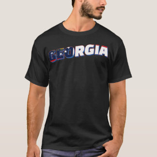 Georgia stijl retro souvenir TShirt 1