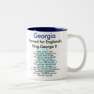 Georgia Symbols & Map Tweekleurige Koffiemok