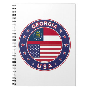Georgia T-shirt, Georgia sticker, Notitieboek