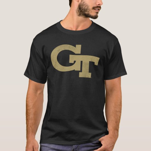 Georgia Tech Yellow Jackets Distressed Primary  1 (Voorkant)