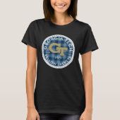Georgia Tech Yellow Jackets Plaid Badge (Voorkant)