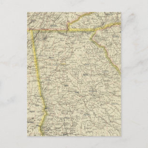 Georgia, Tennessee, Alabama Briefkaart