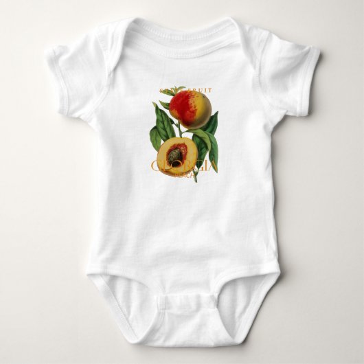 Georgia-territoriumfruit De Perzik Romper (Voorkant)