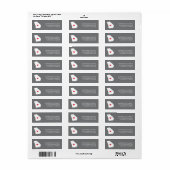 GEORGIA | Terugkeeradreslabel verplaatsen Etiket (Full Sheet)