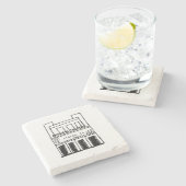 Georgia Theater - Athens Landmark - Onderzetter (Zijkant)