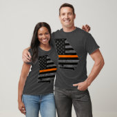 Georgia Thin Oranje Line Search Rescue SAR Team T-shirt (Unisex)