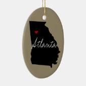 Georgia Town Keramisch Ornament (Rechts)