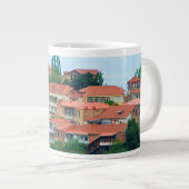 Georgia Town Landschap Grote Koffiekop (Voorkant rechts)