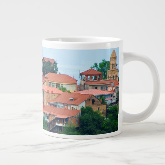 Georgia Town Landschap Grote Koffiekop (Rechts)