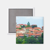 Georgia Town Landschap Magneet (Voorkant / Achterkant)
