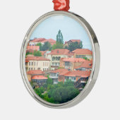 Georgia Town Landschap Metalen Ornament (Links)
