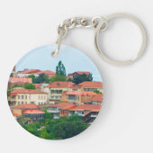 Georgia Town Landschap Sleutelhanger (Achterkant)