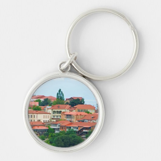 Georgia Town Landschap Sleutelhanger (Voorkant)