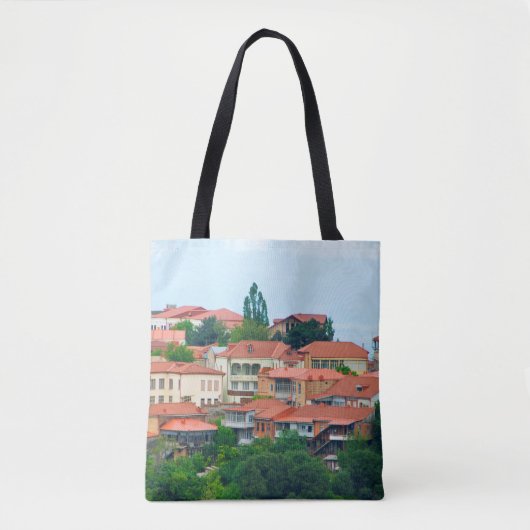 Georgia Town Landschap Tote Bag (Voorkant)
