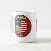 Georgia United States of America Koffiemok (Voorkant links)
