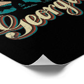 Georgia USA Flag Poster (Hoek)