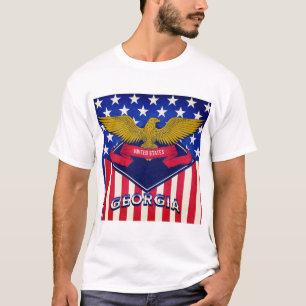 Georgia USA Flag T-shirt
