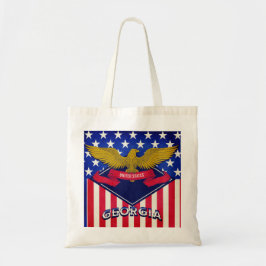 Georgia USA Flag Tote Bag