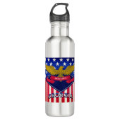 Georgia USA Flag Waterfles (Voorkant)