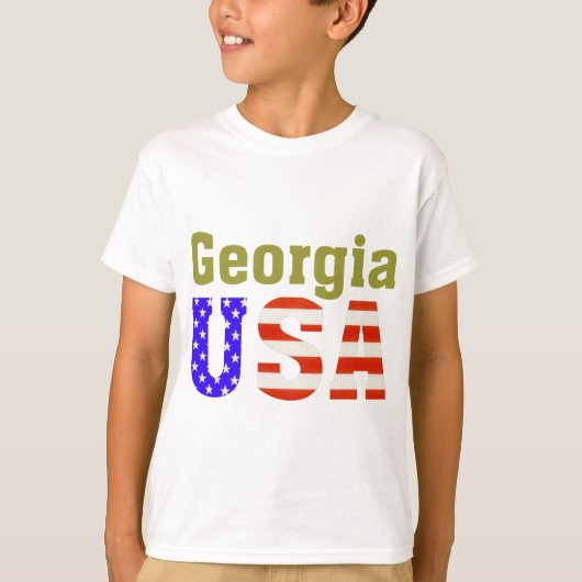 Georgia USA! T-shirt (Voorkant)