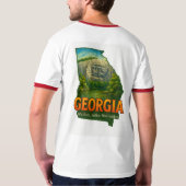 Georgia | Vibrant State Pride T-Shirt (Achterkant)
